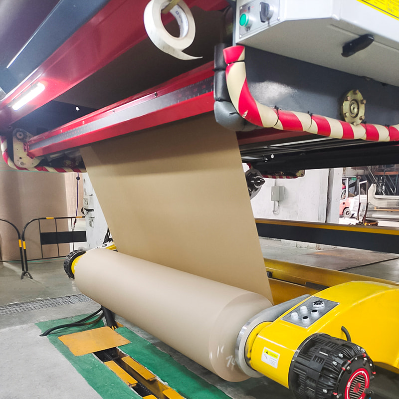 Máquina ondulada com servomotor e emenda automática
